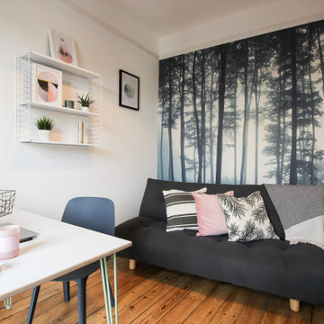 Scandinavian Influences Home Office/Guest Bedroom