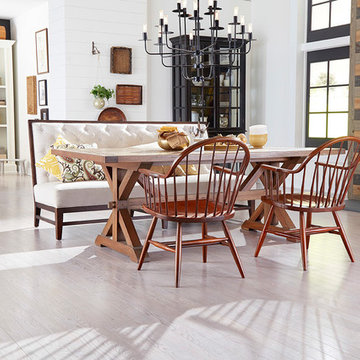 Modern Farmhouse Dining Room - Nantucket Red Oak Solid Hardwood