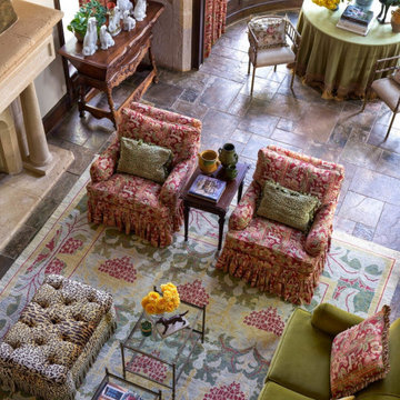 Arts & Crafts William Morris Inspired Living Room Rug