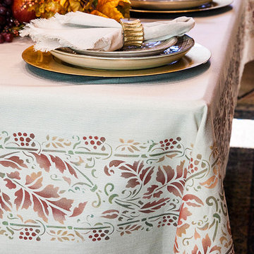 DIY Thanksgiving Decorations & Crafts with Stencils