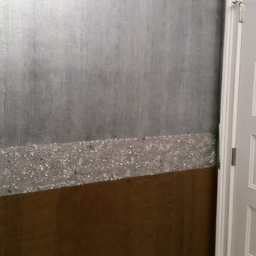 Metallic Wall Treatment with Crushed Shell border