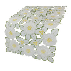Xia Home Fashions - Dainty Flowers Table Runner - Table Runners