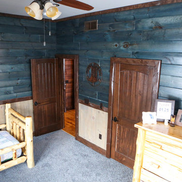 interior pictures of log paneling, and log siding