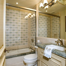 small bath shower/tub combo