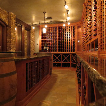 Cherry Wood Wine Cellar - Atlanta GA