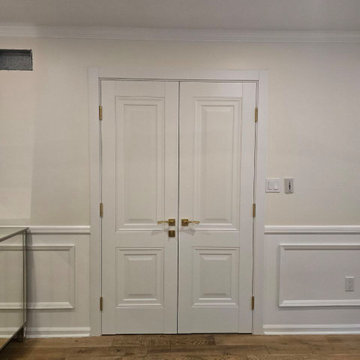 Interior doors 2026 (2) - Double doors Lucia 8831 with gold praha handles