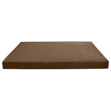 Knife Edge 6" Twin Size 75x39x6 Velvet Indoor Daybed Mattress |COVER ONLY|-AD308