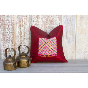 Shani Indian Silk Decorative Pillow