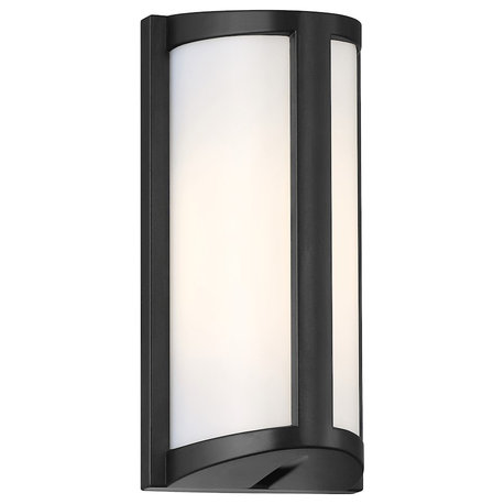 Access Lighting Margate Wall Sconce, Black/Acrylic Lens - 20110LEDDMG-BL-ACR