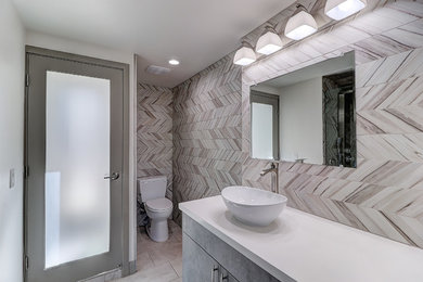 Inspiration for a modern home design remodel in Phoenix