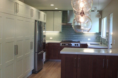 Example of a trendy kitchen design in San Francisco
