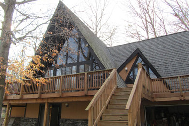 Eclectic exterior home photo