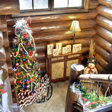 Log Home For The Holidays