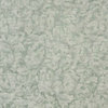Green Ivory, Pastel Floral Leaves Jacquard Woven Upholstery Fabric By The Yard