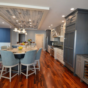 Stunning Kitchen with rustic beach accents in York ME