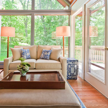 Asian-Inspired Great Room