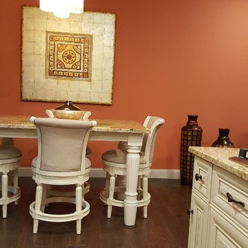 Spanish style kitchen inspired by local school