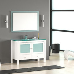 Modern White Bathroom - Bathroom Vanities And Sink Consoles