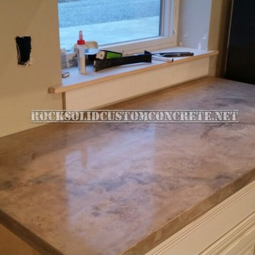 Concrete countertops (Butler Shouse)