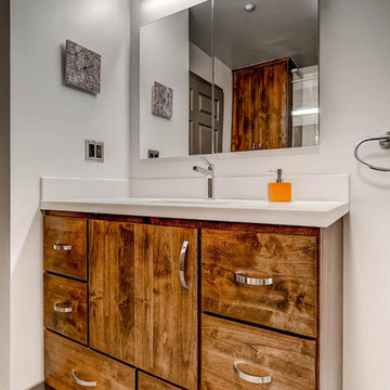 A Stylish High Rise Master Bath
