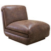 Carlyle Occasional Chair, Whiskey Distressed Leather