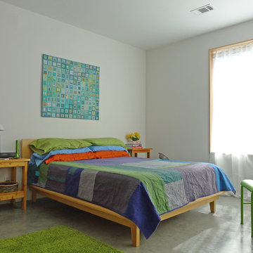 Blue House master bedroom