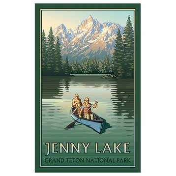 Paul Leighton Jenny Lake Grand Teton National Park Art Print, 24"x36"