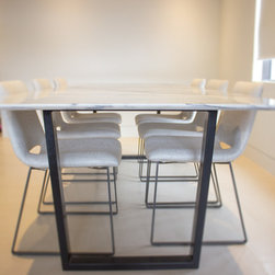 Alexa New York Marble Table - Dining Tables