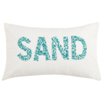 Sandbeaded Decorative Pillow