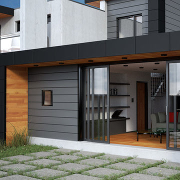 Contemporary Factory Inspired Home
