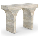 Meridian Furniture - Pomezia Finished Console Table, Travertine, Travertine Finish - Indulge in the allure of the Travertine Pomezia Travertine Finish Console Table by Meridian Furniture. Its captivating design and luxurious Travertine finish elevate any space with effortless elegance. Crafted with precision and durability in mind, this stunning piece becomes the focal point of gatherings, fostering moments of connection and warmth. Embrace sophistication and style with the Pomezia Travertine Finish Console Table, a testament to exquisite taste and timeless beauty.
