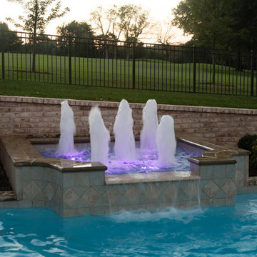 Free Form Gunite with Spa