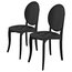 Antonietta Dining Chairs, Set of 2, Black