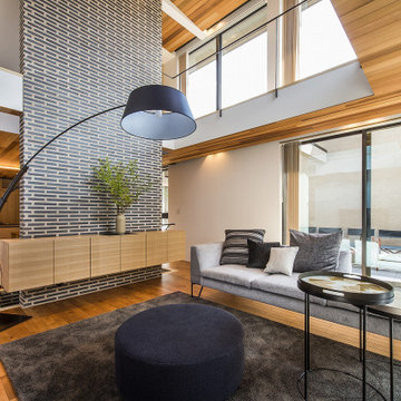 「大きな壁が豊かにする家」