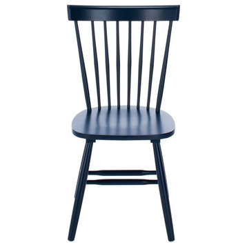 Ada 17" Spindle Dining Chair, Set of 2, Navy