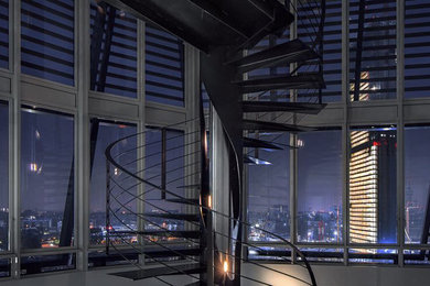 Trendy staircase photo in Milan