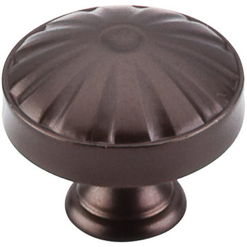 Top Knobs M1221 Hudson 1-1/4 Inch Mushroom Cabinet Knob - Oil Rubbed Bronze