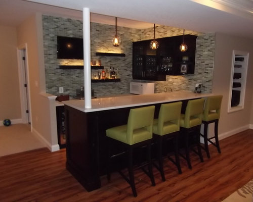 Modern Basement Bar Ideas, Pictures, Remodel and Decor  SaveEmail