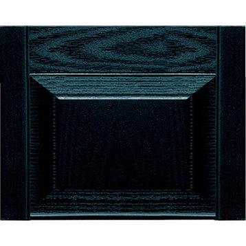 14.75" Transom Top Raised Panel, Set of 2, Midnight Blue