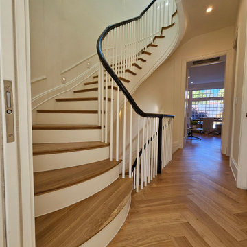 Project #131 | Three-Story Elliptical Staircase in Historic Home