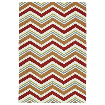 Kaleen Escape Collection Rug, Red 5'x7'6"
