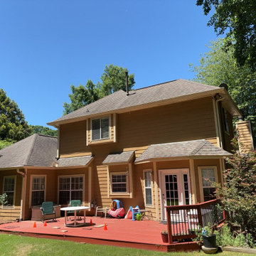 BEFORE - Trex Deck Build, Shed Roof Porch Install, and Door Replacement in Alpha