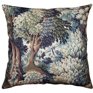 Somerset Woods by Day Throw Pillow 24x24, with Polyfill Insert