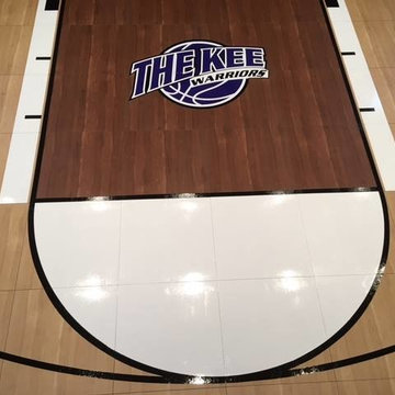 Indoor Home Court with Patented SNAPSPORTS Surfacing