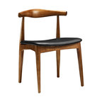 Tracy Dining Wood Side Chair, Black