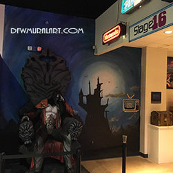 National Videogame Museum Murals - Mixed Media Art