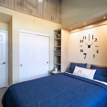 Wall Bed and Guest Room with Loft Storage