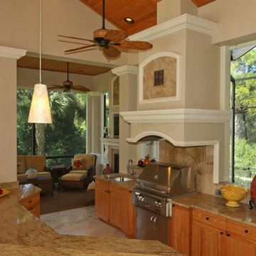 Lanai Expansion and Outdoor Kitchen Renovation in Bonita Bay, Bonita Springs FL