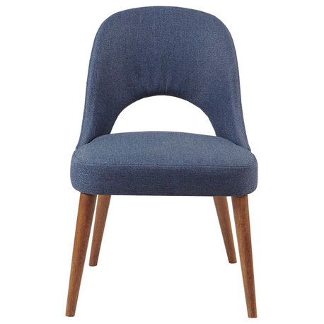 INK+IVY Transitional Dining Chairs Set of 2, Navy
