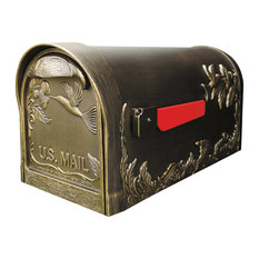 Mailbox Post and Newspaper Port Kit Heavy Duty White Plastic Weather Resistant